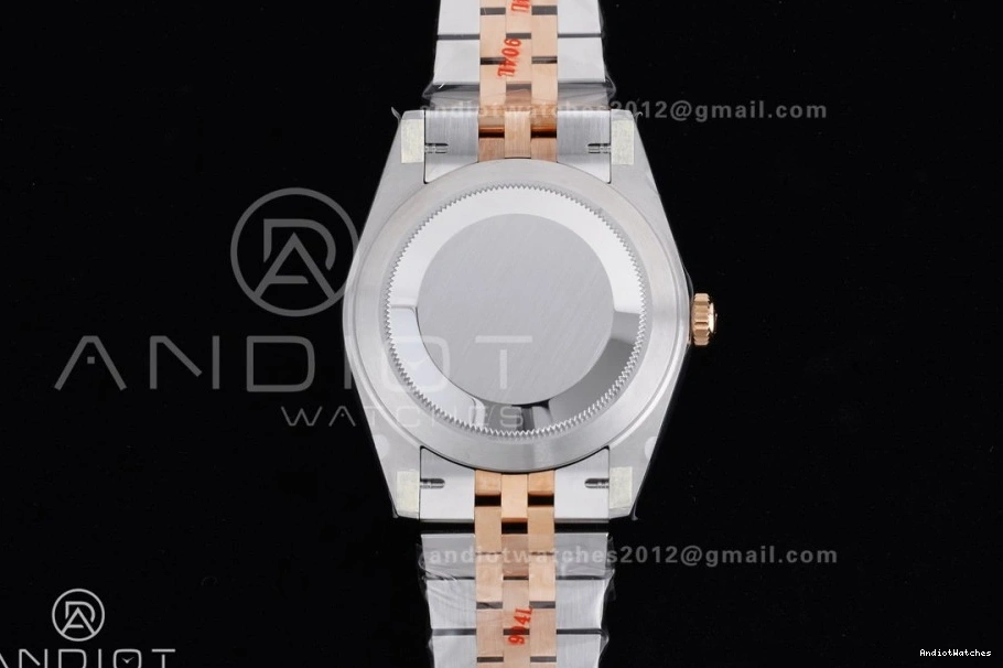 41 on SS Jubilee 591 126331 904L DateJust RG SH RG Steel Bracelet Best 1:1 Clean Premium Dial Edition Diamonds 1229